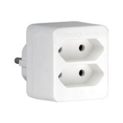 ADAPTOR ΣΟΥΚΟ ΣΕ 2 ΔΙΠΟΛΙΚΑ ΑΠΛΟ 